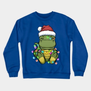 t-rex dinosaur lights and fun Crewneck Sweatshirt